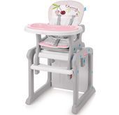Krzesełko do karmienia Candy Baby Design (różowe owoce)