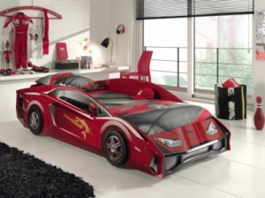 Łóżko AUTO samochód Lambo RED - łóżko dla dziecka