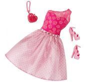 Barbie sukienka z dodatkami Mattel (różowa)