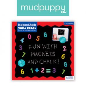Mudpuppy - Naklejka magnetyczna - tablica kredowa 123