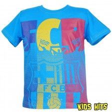 Koszulka FC Barcelona "FCB" niebieska 9 lat