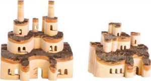 Zamek drewniany - zabawka dla dzieci