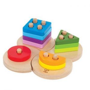 Geometryczna układanka - sorter do zabawy dla dzieci