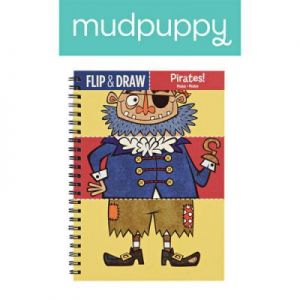 Mudpuppy - Zeszyt do rysowania potrójny Piraci