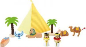 Drewniane figurki Egipt - zabawki dla dzieci