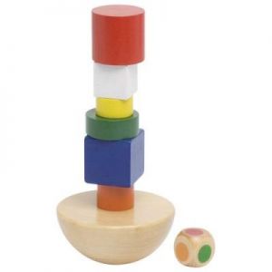Balansująca wieża z klocków - gra zręcznościowa