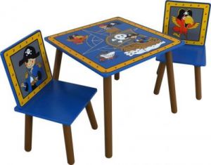Kidsaw stół i dwa krzesła - seria Piraci