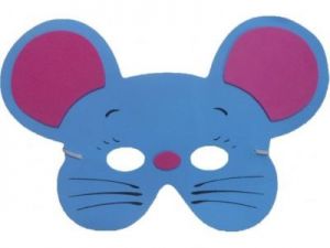 Maska z pianki dla dzieci, odgrywanie ról- myszka