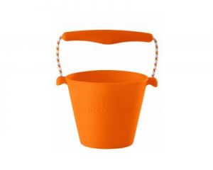 Scrunch-bucket Wiaderko silikonowe, Fluo Pomarańcz