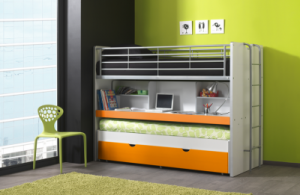 Łóżko piętrowe dla dzieci Bonny Orange