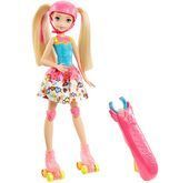 Barbie na świecących wrotkach Video Game Mattel