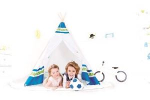 Tipi Indiański niebieski namiot dla dzieci
