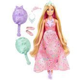 Barbie Księżniczki Kolorowe fryzury Mattel (blondynka)