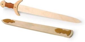 Drewniany miecz dla dzieci