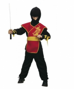 Strój Ninja Lux 4-6 Lat, przebrania dla dzieci
