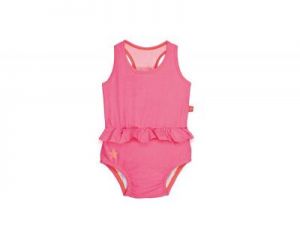 Kostium do pływania jednoczęściowy z pieluszką Light pink, UV 50+, 12-18 mcy