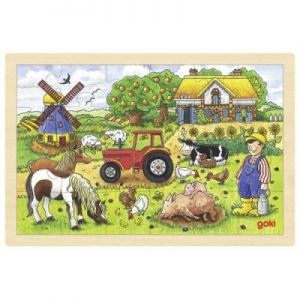 Puzzle dla dzieci - farma