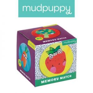 Mudpuppy - Gra Mini Memory Owoce i warzywa