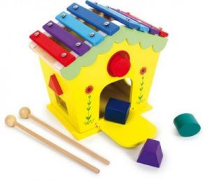 Ksylofon, cymbałki dla dzieci - Domek