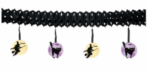 Girlanda halloween papierowa 4 m