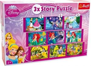 Story puzzle Princess 3 w 1 - kreatywna zabawka dla dzieci