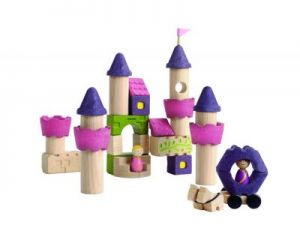 Drewniane klocki Zamek księżniczki, Plan Toys