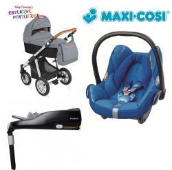 Wózek Baby Design DOTTY/DOTTY DENIM/DOTTY ECO + Fotel MAXI COSI CABRIOFIX + Baza Familyfix