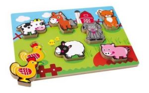 Puzzle dla dzieci Zwierzątka na farmie