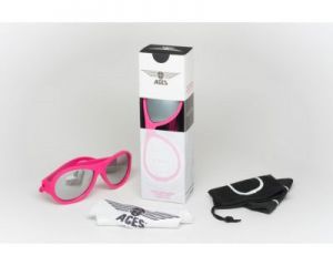 Babiators, Okulary przeciwsłoneczne Aces 7-14 Popstar Pink / Mirror Lens
