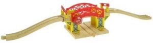 Most zwodzony do zabawy , wyposażenie kolejek drewnianych Bigjigs