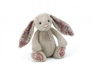 Króliczek szary w kwiatki 31 cm Jellycat