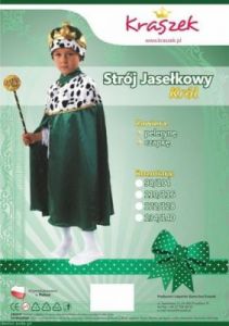 Strój Król Zielony -przebrania/kostiumy - 110/116