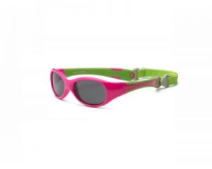 Okulary przeciwsłoneczne Explorer - Cherry Pink and Lime 0+