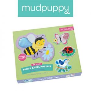 Mudpuppy - Puzzle sensoryczne Ogród 1+