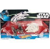 Dwupak Statek kosmiczny Star Wars Hot Wheels (The Fighter i Millennium Falcon)