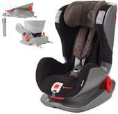 Fotelik samochodowy Glider Softy Isofix 9-25kg Avionaut (czarno-brązowy)