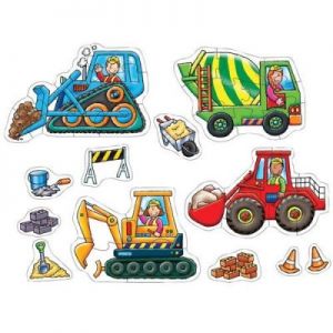 Maszyny budowlane - Puzzle dla dzieci