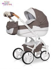 Wózek Riko Brano LUXE 3w1 Fotel Maxi Cosi Cabriofix