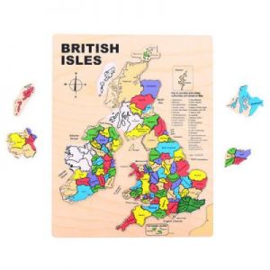 Puzzle - Mapa Irlandii i Wielkiej Brytanii