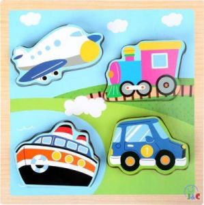 Puzzle Pojazdy - Układanka dla najmłodszych dzieci