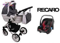 Wózek CONECO PRIMAVERA 3w1 Fotel RECARO PRIVIA