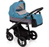 Wózek wielofunkcyjny Husky Lupo Baby Design (turkusowy + winter pack)