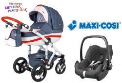 Wózek Adamex VICCO 3w1 fotel Maxi Cosi Pebble