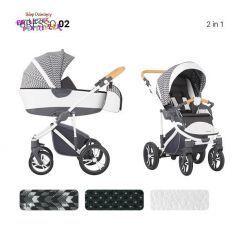 Wózek Bebetto Bresso 3w1 Fotel Maxi Cosi Cabriofix