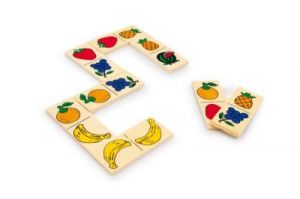 Domino dla dzieci obrazkowe - Owoce
