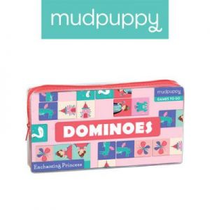 Mudpuppy - Gra Domino Księżniczka w podróżnym opakowaniu