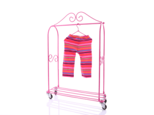 WeGirls - Kolorowe legginsy dla lalek w paski