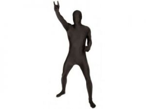 Morphsuit czarny L - przebrania dla dorosłych