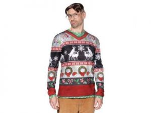 Koszulka Świąteczna Sweter Męski - XL