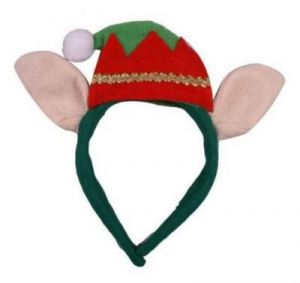 Opaska Elfa z uszami ozdoby i dekoracje świąteczne